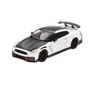 XUFQRAN Esposizione in miniatura Kit Modello Auto In Lega Pressofusa In Scala 1:64 Per Nissan GT-R Nismo R35 Ornamenti Da Collezione Statici Collezione di veicoli simulati
