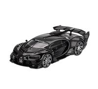 XUFQRAN Esposizione in miniatura Kit Modello Da Collezione Pressofuso In Scala 1:64 Per Bugatti VGT Black Vision Gran Turismo, Ornamenti Statici Collezione di veicoli simulati