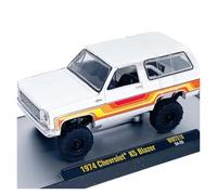 XUFQRAN Esposizione in miniatura Kit Modello Pressofuso In Lega Chevrolet K5 Blazer In Scala 1:64 Ornamenti Da Collezione Statici Collezione di veicoli simulati