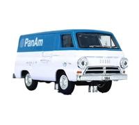XUFQRAN Esposizione in miniatura Kit Modello Pressofuso In Lega Per Auto Dodge A100 Panel Van Del 1964 Scala 1:64 Ornamenti Da Collezione Statici Collezione di veicoli simulati