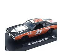 XUFQRAN Esposizione in miniatura Kit Modello Pressofuso In Lega Per Auto Dodge Charger RTHEMI Del 1971 Scala 1:64 Ornamenti Da Collezione Statici Collezione di veicoli simulati