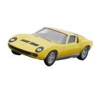XUFQRAN Esposizione in miniatura Kit Pressofuso Per Auto In Lega Lamborghini Miura In Scala 1:43 Ornamenti Da Collezione Statici Collezione di veicoli simulati