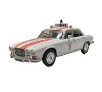 XUFQRAN Esposizione in miniatura Kit Pressofuso Per Auto In Lega Vanguard Corgi Jaguar XJ6 UK Scala 1:43 Ornamenti Da Collezione Statici Collezione di veicoli simulati