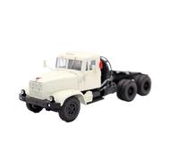 XUFQRAN Esposizione in miniatura Kit Pressofuso Per Modellino Di Auto In Lega KRAZ-258B1 In Scala 1:43 Simulazione Collezione Statica Ornamenti Collezione di veicoli simulati