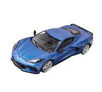 XUFQRAN Esposizione in miniatura Kit Pressofuso Per Modello Di Auto In Lega Corvette 2020 In Scala 1:43 Ornamenti Da Collezione Statici Collezione di veicoli simulati