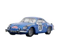 XUFQRAN Esposizione in miniatura Scala 1:43 Per Alpine Renault A110 WRC 1971 Modello Da Collezione Pressofuso Ornamenti Statici Collezione di veicoli simulati