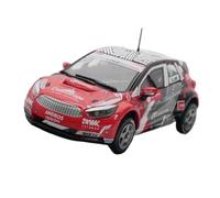 XUFQRAN Esposizione in miniatura Scala 1:43 Per Andros Sport 01 WRC Loeb Car Die Cast Modello Da Collezione Hobbyist Static Ornaments Collezione di veicoli simulati