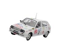 XUFQRAN Esposizione in miniatura Scala 1:43 Per Citroen Visa 1000 Pistes WRC 1986 Auto Die Cast Modello Da Collezione Ornamenti Statici Collezione di veicoli simulati