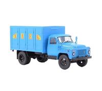 XUFQRAN Esposizione in miniatura Scala 1:43 Per GZSA-3704 Gaz 52 Modello Di Auto In Lega Sovietica Kit Pressofuso Ornamenti Da Collezione Statici Collezione di veicoli simulati