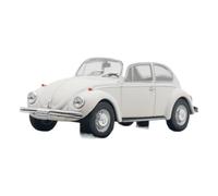 XUFQRAN Esposizione in miniatura Scala 1:43 Per Volkswagen Sedan 1500 1973 Bianca Modello Di Auto Pressofuso Da Collezione Ornamenti Statici Collezione di veicoli simulati