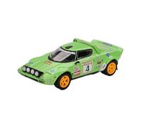 XUFQRAN Esposizione in miniatura Scala 1:64 Per Lancia Stratos HF #4 197 Modello Di Auto In Lega Pressofusa Kit Collezione Statica Ornamenti Collezione di veicoli simulati