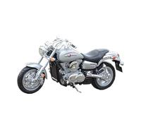 XUFQRAN Modelli in scala 1:18 Per Il Modello Di Moto Replica Kawasaki VULCAN Silver Del 2002, Modello Statico Da Collezione. Oggetti da collezione