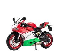 XUFQRAN Modelli in scala Kit Modello Di Moto Retrò Per Impieghi Gravosi In Scala 1:12, Collezione Di Ornamenti Pressofusi Statici Oggetti da collezione