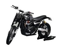 XUFQRAN Modelli in scala Kit Modello Moto Triumph 007 In Scala 1:12, Ornamenti Della Collezione Statica Versione 2023 Oggetti da collezione