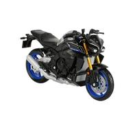 XUFQRAN Modelli in scala Ornamenti Per Modelli Di Motocicletta Simulata In Scala 1:18 Per Yamaha MT-10 SP 2023, Argento E Nero Oggetti da collezione