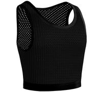 XUJI Transgender FTM Trans Traspirante Mezzo Binder per il seno (B, L)
