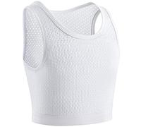 XUJI Transgender FTM Trans Traspirante Mezzo Binder per il seno (W, S)