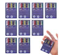 XUJIAN 10 Scatole Mini Kit da Cucito, Kit da Cucito Quick Fix, Piccolo Kit da Cucito da Viaggio, Kit con Ago Pre-Infilato con A Spillo