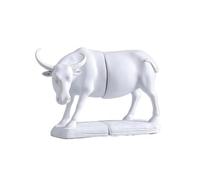 XUJUAN-0227 Fermalibri Fermalibri Decorativi in Resina for la casa, Supporti for fermalibri, fermalibri da scrivania a Forma di Animali Fine del Libro(Bianco)