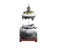 XUJUAN-0227 Fontana da Tavolo Fontana a Cascata Circolare Zen Flow Rockery Sculpture Decorazione Regalo