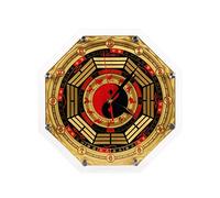 XUJUAN-0227 Orologi da parete Bussola Orologio da parete Tai Chi Feng Shui Bagua Orologio da parete Ornamenti da parete in stile cinese Orologio da parete per cucina soggiorno camera da letto 30 cm