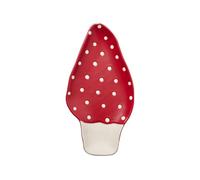 XUJUAN-0227 Piatto da pranzo in ceramica piatto da pranzo con piatto in ceramica a fungo rosso disegnato a mano esteso