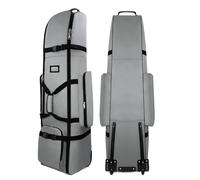 Xujuika Borse da Viaggio per Golf Compatibili con le Linee Aeree,Borsa da Trasporto con Ruote per Attrezzature da Golf | Borsa Cabina Pieghevole Per Trasporto Aereo Accessori Viaggio Esterno Per
