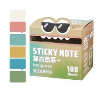 Xujuika Foglietti adesivi colorati - Blocchetti adesivi per studenti, per studenti, studio, pianificazione, casa, aula, azienda, istruzione, accademico, università, scuola