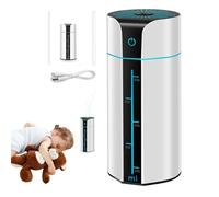 Xujuika Umidificatore per piante - Diffusore d'aria USB per interni, umidificatore intelligente per aromaterapia con luce a 7 colori per camera da letto, cameretta dei bambini, bagno, auto, viaggi