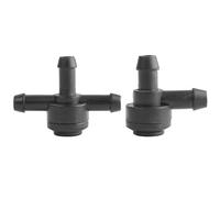 XUKEY Confezione da 2 sistemi lavavetri con valvola di ritegno per auto per Volvo V50 XC90, 9178897 31391513 Collegamento a 2 e 3 vie Collegamento a T Collegamento tubo spruzzatore
