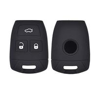 XUKEY - Custodia in silicone per chiave a 3 pulsanti per Fiat Croma, Bravo, Stilo, rivestimento a guscio per chiavi