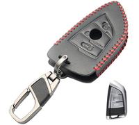 XUKEY Custodia per Chiave Auto BMW con Ciondolo In lega di Zinco Custodia per Chiave Auto 3 Pulsanti per BMW Serie 1 Serie 2 Serie 3 Serie 5 Serie 6 Serie 7 Serie 8 X1 X2 X3 X4 X5 X6