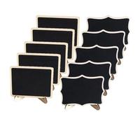 XUKZIMA 10 pezzi Lavagna con Ständer, Segnaposto, da Tavolo, Lavagnette Piccole per Buffet Numeri Tavoli Ristorante Matrimoni Feste