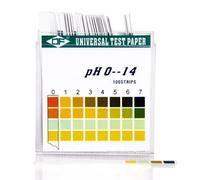 XUKZIMA 100 Strisce per test del pH One+Step, Test del pH per determinare il valore del pH, Cartine tornasole per urina e saliva, Test per monitorare l'acidità del corpo e misurare il pH piscina