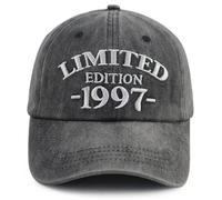 Xullaxth Decorazioni per il 27° compleanno per uomini e donne, divertente cappello da festa in edizione limitata 1997, ricamo regolabile, regalo di compleanno per 27 anni, berretto da baseball