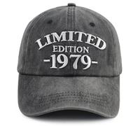 Xullaxth Decorazioni per il 45° compleanno per uomini e donne, cappello da baseball regolabile ricamato in edizione limitata 1979 compleanno