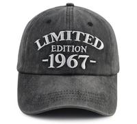 Xullaxth Edizione limitata 1960 1961 1962 1963 1964 1965 1966 1967 1968 1969 cappello per uomo donna, berretto da baseball regolabile in cotone, 1967 Nero, Taglia unica