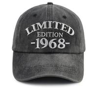 Xullaxth Edizione limitata 1960 1961 1962 1963 1964 1965 1966 1967 1968 1969 cappello per uomo donna, berretto da baseball regolabile in cotone, 1968 Nero, Taglia unica