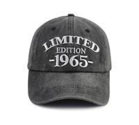 Xullaxth Edizione limitata 1960 1961 1962 1963 1964 1965 1966 1967 1968 1969 cappello per uomo donna, berretto da baseball regolabile in cotone, 1965 Nero, Taglia unica