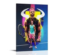 XULLONG Stampa artistica da parete su tela, motivo: Rafael Nadal, decorazione per camera da letto, moderna, 30 x 45 cm