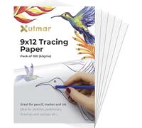 Xulmar Carta da ricalco (9 x 12 (100 fogli) 63 g/m²