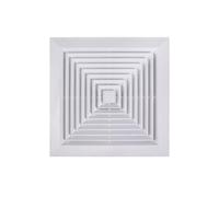 Xumh2024-3 Estrattore Aria Ventilatore di Scarico 60x60 cm Montato a soffitto Soffitto Silenzioso Potente Ventilatore di Scarico Ventilatore for Ufficio Commerciale Anti riflusso Ventola Aspirazione
