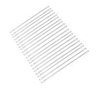 XUMIUZIY 20 Pezzi Ago Transfert Doppio Occhio 9cm per Macchine per | Materiale in acciaio resistente, trasferimento del punto senza soluzione di continuità, strumento per uncinetto, punta