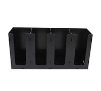 XUMIUZIY 4 Compartment Acrilico Dispermette di Tazze da caffè Space Salvaling Organizzatore di Stoccaggio di Carta Easy Assembly Kitchen Restaurant Bar Bar (In posizione verticale)