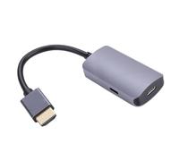 XUMIUZIY Adattatore Display Video da HDMI a USB C, Convertitore Video per Occhiali AR 4K 60Hz per XREAL One, XREAL Air 2 Pro, RayNeo, R okid, Switch 2/1, Monitor Portatili