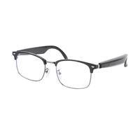 XUMIUZIY AI Smart Glasses, BT 5.3 Translation Glasses con Obiettivo Bloccante Blu, Copre Oltre 200 Paesi, Batteria da 110 MAh, Leggero Ed Elegante, per la Chiamata Musicale di Viaggio (GREY)