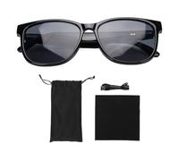 XUMIUZIY AI Translation Smart Glasses for Men Women, Bluetooth Glasses con 100 Lingue, Incorporato Microfono e Altoparlanti, Traduzione Video in Tempo Reale per Musica di Viaggio e