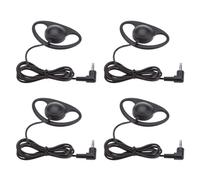 XUMIUZIY Auricolare a Forma di D da 3,5 Mm, Gancio per Auricolare su un Lato per di Guida Turistica (4PCS)
