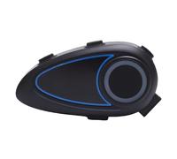 XUMIUZIY Auricolare Bluetooth per Casco Moto, Cuffia per Casco Impermeabile IP65 con Luce Ambientale, Altoparlante da 40 Mm Riduzione del Rumore Bluetooth 5.4 Batteria Integrata da 800