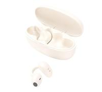 XUMIUZIY Auricolari Aperti, Cuffie Bluetooth 6.0 Clip-on con Microfono, Cuffie Wireless a Conduzione Ossea, Cancellazione del Rumore AI, 56 Ore di Riproduzione, Resistente All'acq (WHITE)